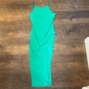Green Asymmetrical Dress Size Small